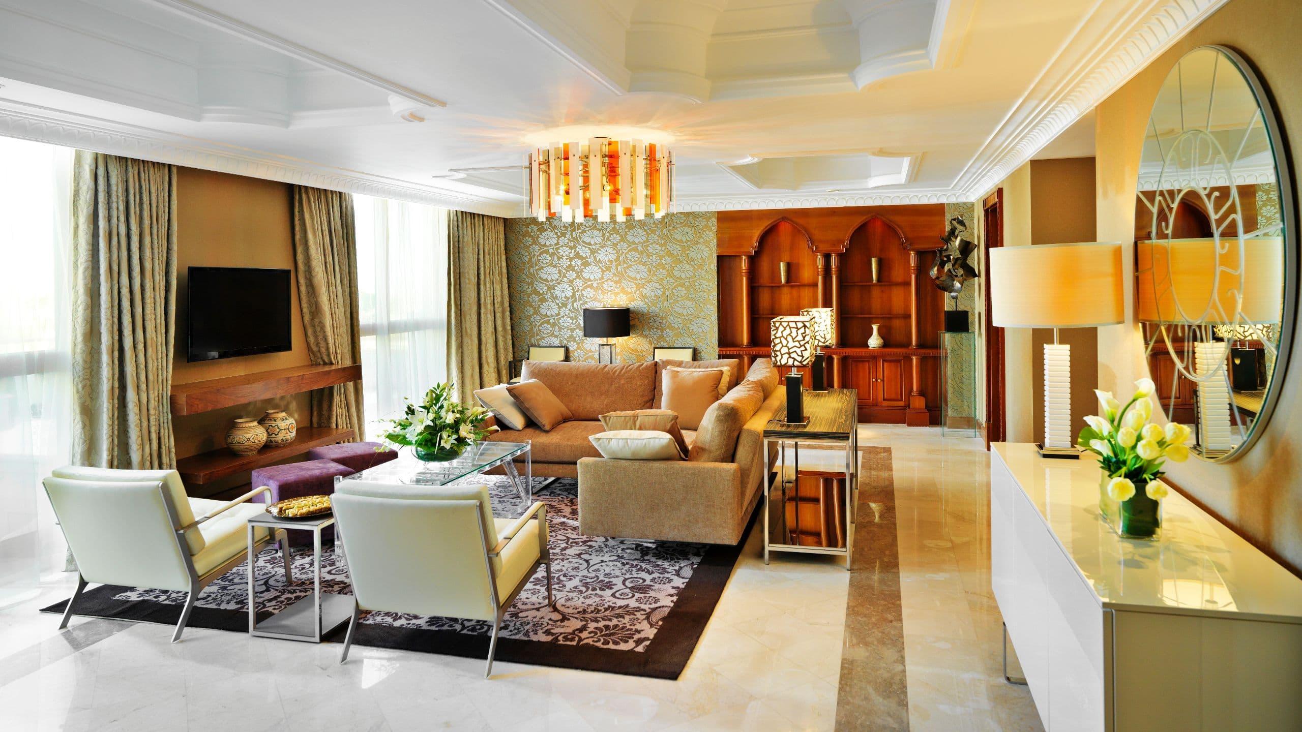 Grand Hyatt Amman Hotel Bagian luar foto A suite at the Jumeirah Emirates Towers Hotel